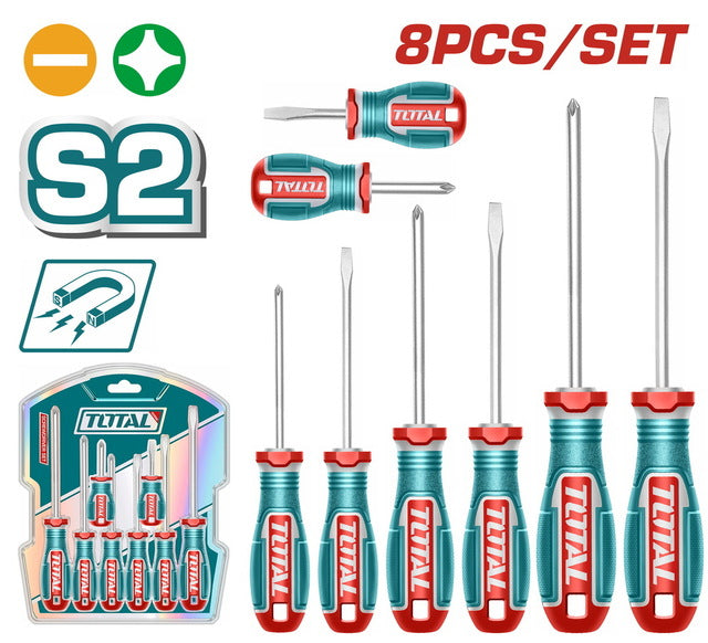 Total TKSDS0826 |  8-Piece Screwdriver Set 