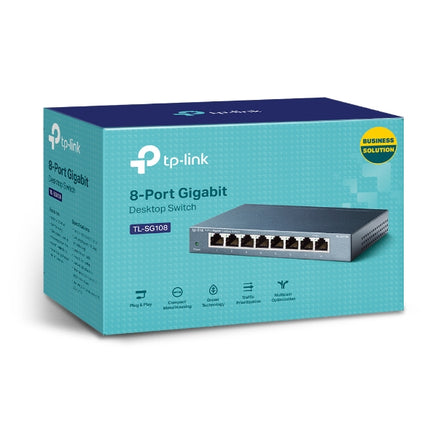 TP-Link TL-SG108 8-Port Gigabit Desktop Switch