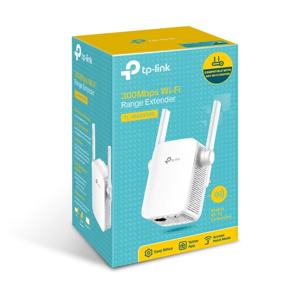 TP-Link TL-WA855RE 300Mbps Wi-Fi Range Extender – Compact and