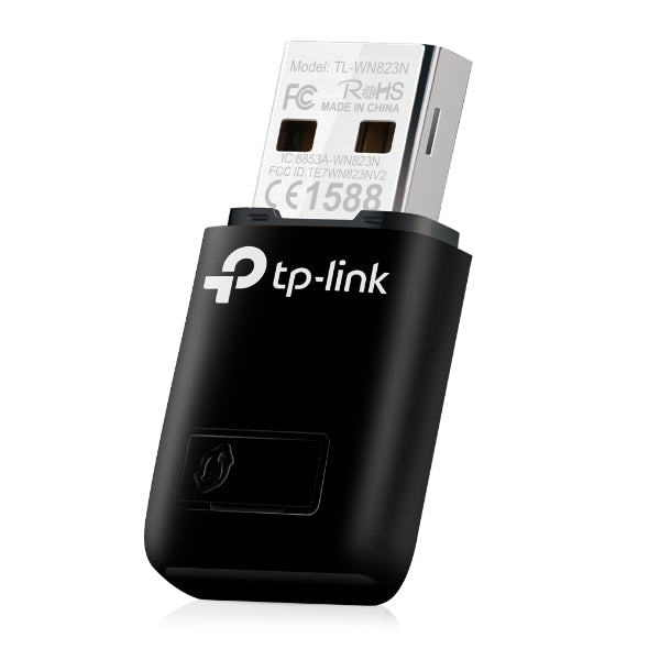 محول واي فاي لاسلكي حجم صغير TP-Link TL-WN823N N USB بسرعة 300 ميجابايت في الثانية محول واي فاي لاسلكي حجم صغير TP-Link TL-WN823N N USB بسرعة 300 ميجابايت في الثانية
