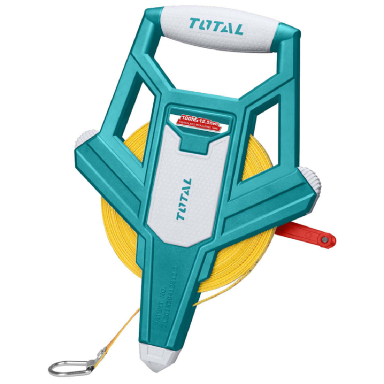 Total TMTF121006 Fibreglass Measuring Tape 100M – Heavy-Duty Surveyor’s Tape Total TMTF121006 Fibreglass Measuring Tape 100M – Heavy-Duty Surveyor’s Tape