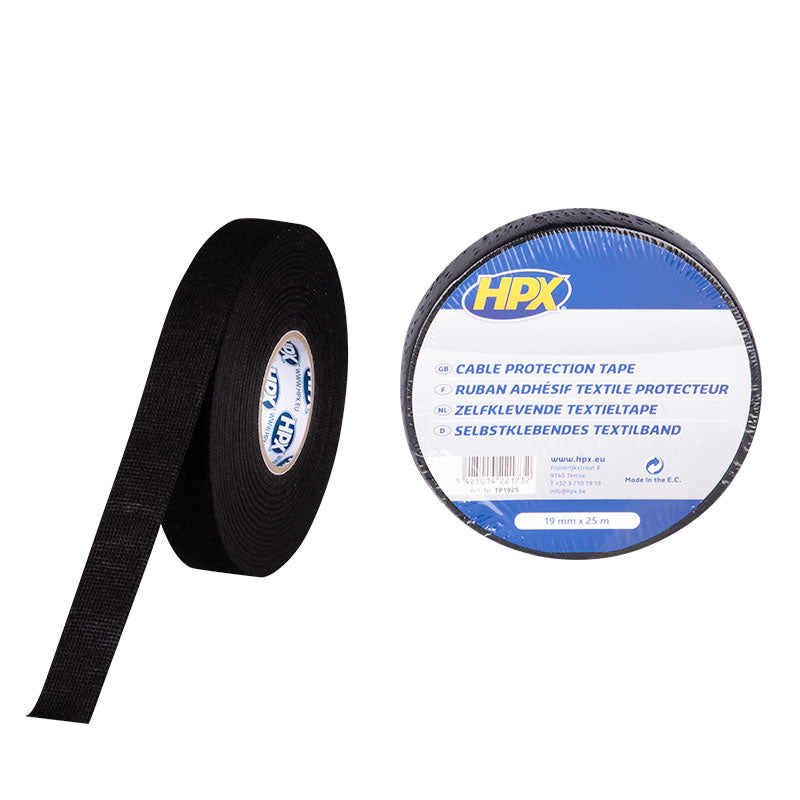 تيب عازل الاسلاك 5 × أسود 19 مم × 25 م HPX تيب عازل الاسلاك 5 × أسود 19 مم × 25 م HPX