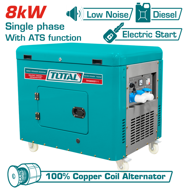 Total TP280001-1 Diesel Generator – 8 kW
