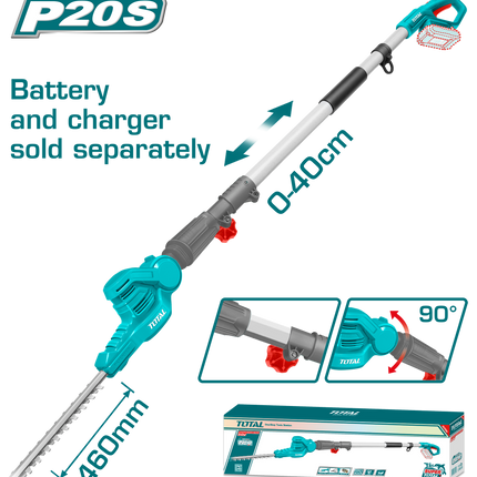 Total TPHT201601  20V Cordless Pole Hedge Trimmer