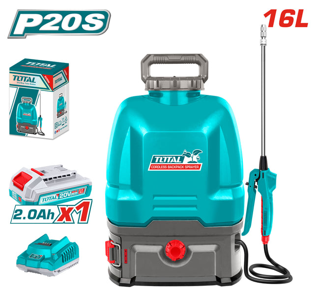 Total TSPLI20162  | 20V Cordless Sprayer Pump With 2Ah Battery & Charger