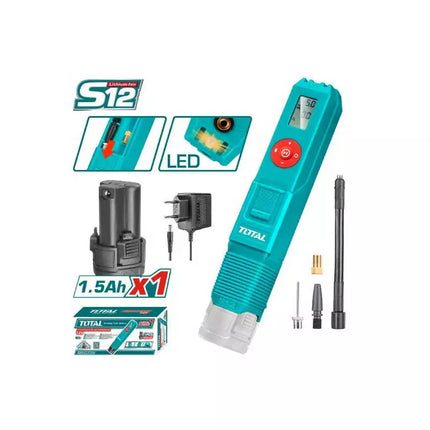 Total TACLI12011  12V Cordless Tire Inflator 