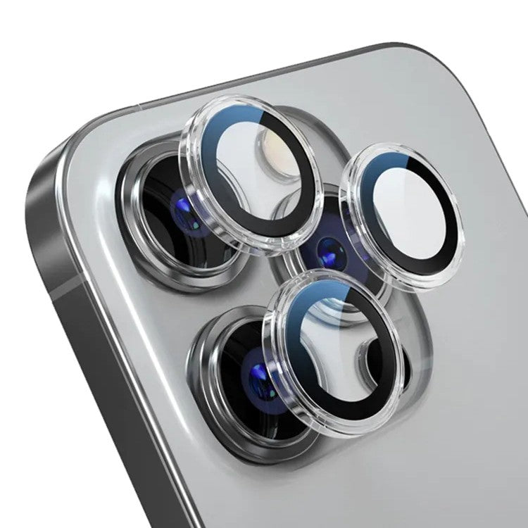 واقي عدسة زجاجي بإطار معدني أصلي من BLUEO NPB27 (3 قطع/عبوة) لهاتف iPhone 14 Pro (6.1″/6.7″) - شفاف واقي عدسة زجاجي بإطار معدني أصلي من BLUEO NPB27 (3 قطع/عبوة) لهاتف iPhone 14 Pro (6.1″/6.7″) - شفاف