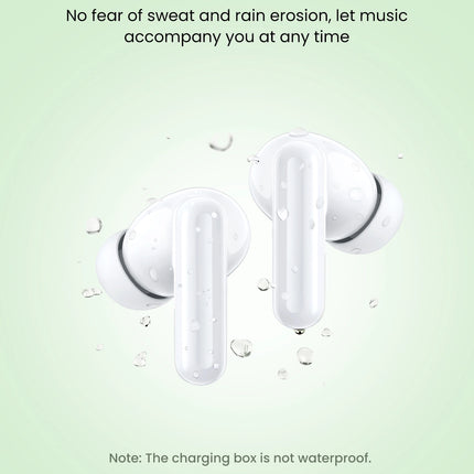 سماعات يوجرين (UGREEN) موديل HiTune P3 - لاسلكية بالكامل بلوتوث 5.2 - مقاومة للماء IPX5 - وضع الألعاب بترميز منخفض - أبيض