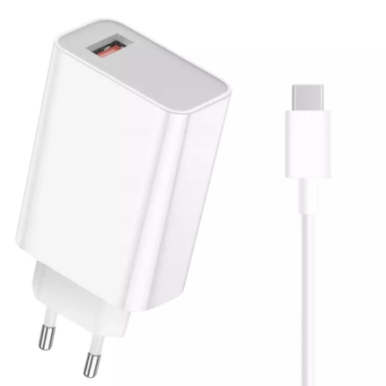 شاحن شاومي (Xiaomi) بقوة 33 واط – شاحن جداري سريع مع كيبل USB-C الأصلي