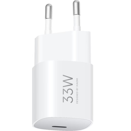شاحن شاومي نانو (Xiaomi 33W GaN) – شاحن جداري USB-C فائق الصغر بتقنية الجاليوم نيتريد
