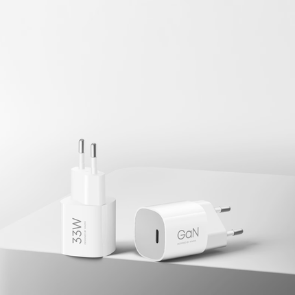 شاحن شاومي نانو (Xiaomi 33W GaN) – شاحن جداري USB-C فائق الصغر بتقنية الجاليوم نيتريد
