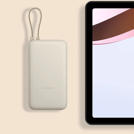 باور بانك شاومي (Xiaomi) سعة 20,000mAh بقوة 33 واط – شحن سريع مع 3 منافذ إخراج