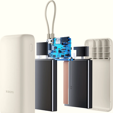 باور بانك شاومي (Xiaomi) سعة 20,000mAh بقوة 33 واط – شحن سريع مع 3 منافذ إخراج