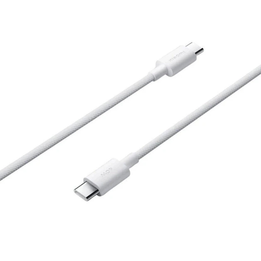 كيبل شاومي (Xiaomi) مجدول USB-C إلى USB-C – طول 1 متر بقوة 60 واط وشحن سريع 3 أمبير كيبل شاومي (Xiaomi) مجدول USB-C إلى USB-C – طول 1 متر بقوة 60 واط وشحن سريع 3 أمبير