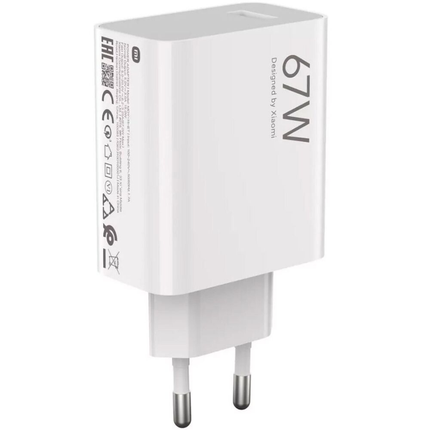 Xiaomi 67W HyperCharge Wall Charger (Type-A) - Ultra-Fast Adapter with Intelligent Protection