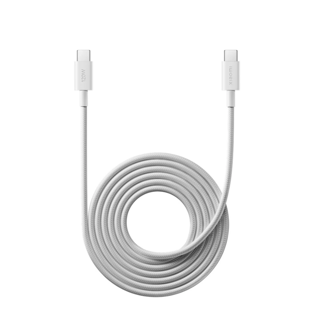 كيبل شاومي (Xiaomi) أصلي USB-C إلى USB-C – طول 2 متر شحن سريع ونقل بيانات