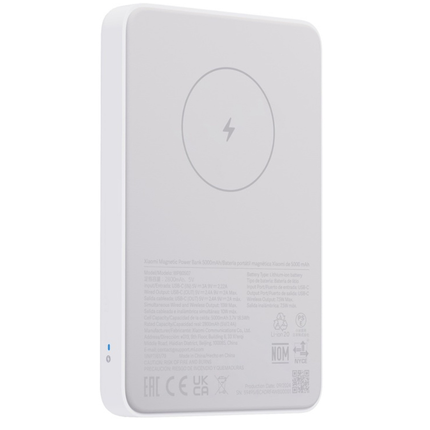 Xiaomi Magnetic Power Bank 5000mAh - Ultra-Slim Wireless Portable Charger with 12W Wired & 7.5W Wireless Output