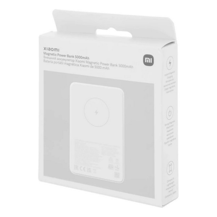 Xiaomi Magnetic Power Bank 5000mAh - Ultra-Slim Wireless Portable Charger with 12W Wired & 7.5W Wireless Output
