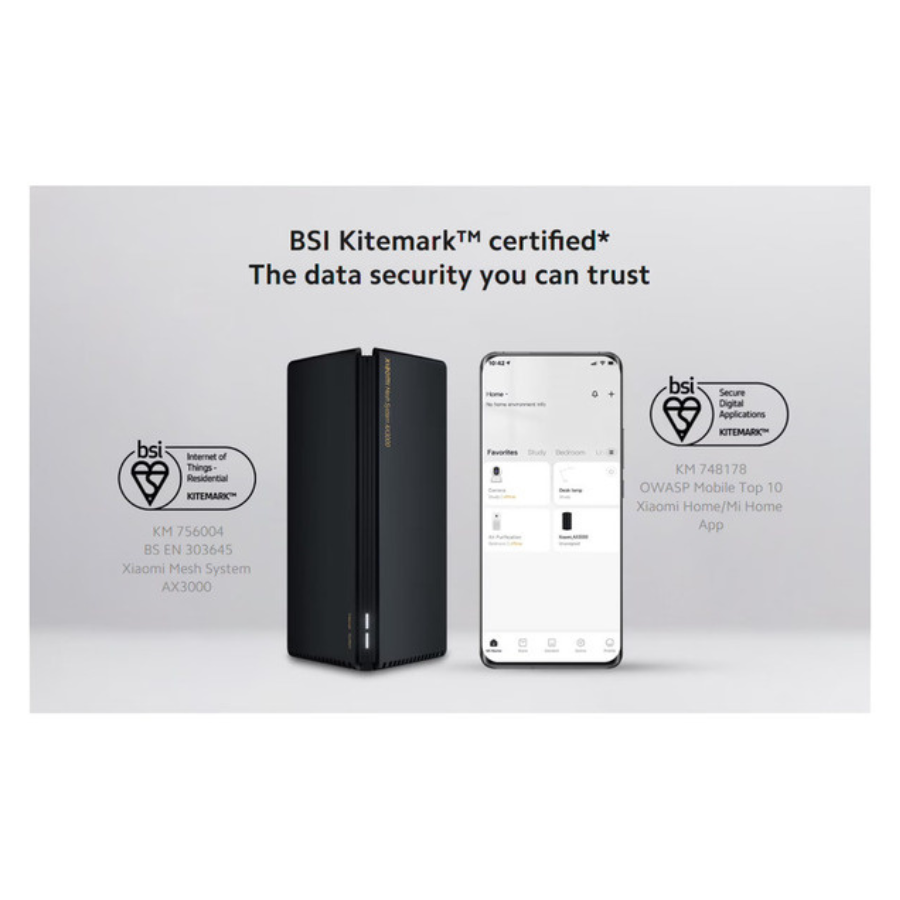نظام شاومي ميش المزدوج (Xiaomi Mesh System AX3000 - 2 Pack) – تغطية واي فاي 6 لغاية 370 متر مربع نظام شاومي ميش المزدوج (Xiaomi Mesh System AX3000 - 2 Pack) – تغطية واي فاي 6 لغاية 370 متر مربع