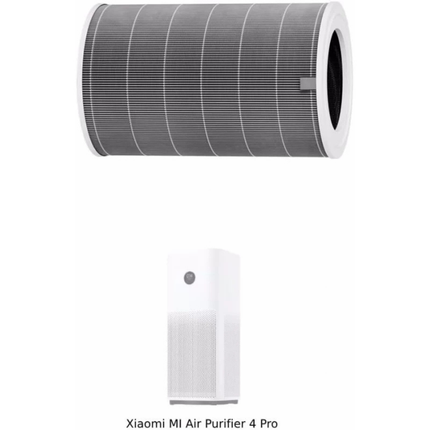 فلتر منقي هواء شاومي 4 برو (Xiaomi Smart Air Purifier 4 Pro Filter) – نظام تنقية 3 في 1 عالي الكفاءة