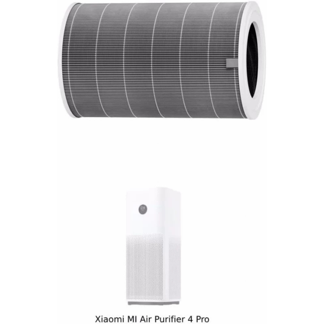 فلتر منقي هواء شاومي 4 برو (Xiaomi Smart Air Purifier 4 Pro Filter) – نظام تنقية 3 في 1 عالي الكفاءة