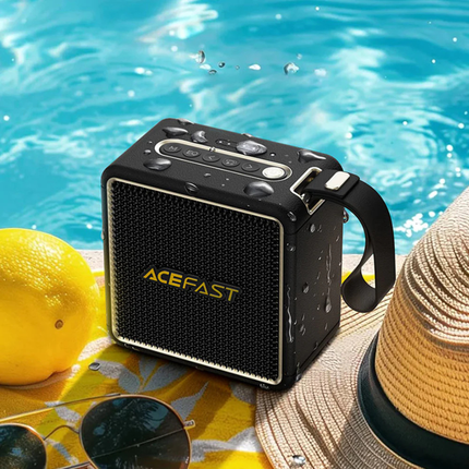 Acefast K3 Nano Portable Bluetooth Speaker - 46W Peak Power, IPX6 Waterproof, RGB Light Effects