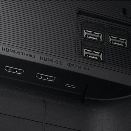 شاشة سامسونج M7 الذكية 32 بوصة - دقة 4K UHD، نظام Tizen OS، تقنية Vision AI، منفذ USB-C بشحن 65 واط، واجهة One UI