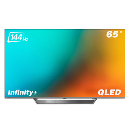 G-Guard 65" Infinity CQG Smart TV - QLED 4K Display, 144Hz Refresh Rate, Google TV OS, Dolby Atmos