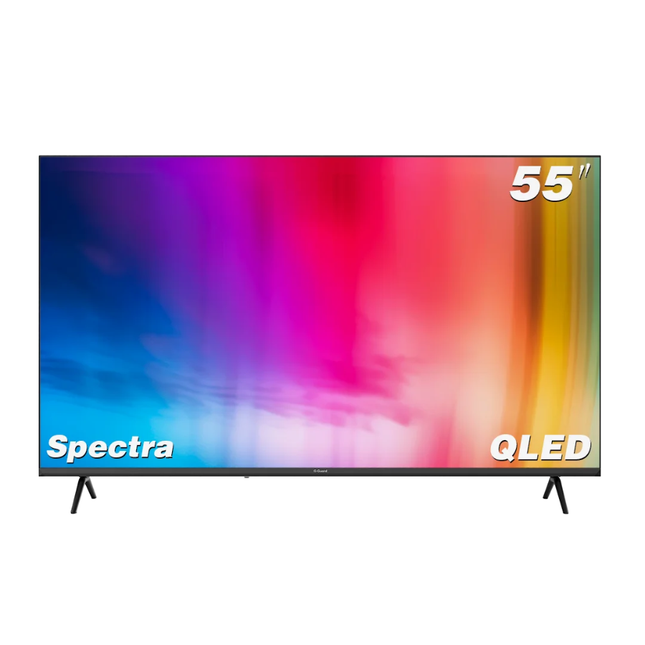 شاشة جي جارد 55 بوصة سبيكترا (Spectra CQG) - تقنية QLED 4K، نظام Google TV، تقنيات Dolby Vision وDolby Atmos، وتصميم معدني بدون حواف