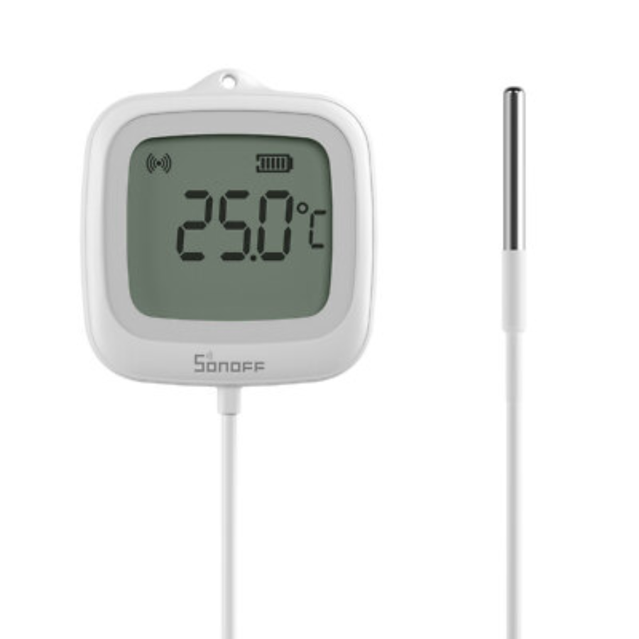 حساس حرارة ورطوبة ذكي سونوف (SONOFF) موديل SNZB-02LD - تقنية Zigbee 3.0 مع شاشة LCD حساس حرارة ورطوبة ذكي سونوف (SONOFF) موديل SNZB-02LD - تقنية Zigbee 3.0 مع شاشة LCD