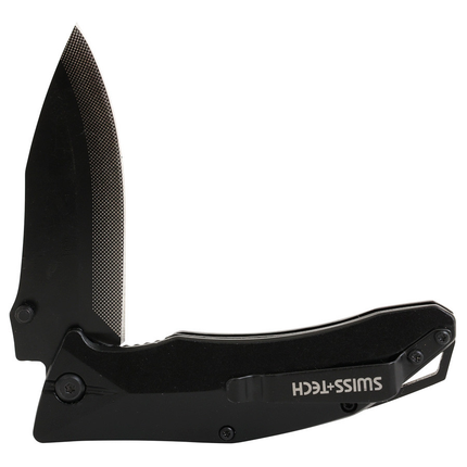 Swiss Tech 10cm Carbon Steel camping knife (ST012005) - Heavy-Duty Survival & Camping Tool