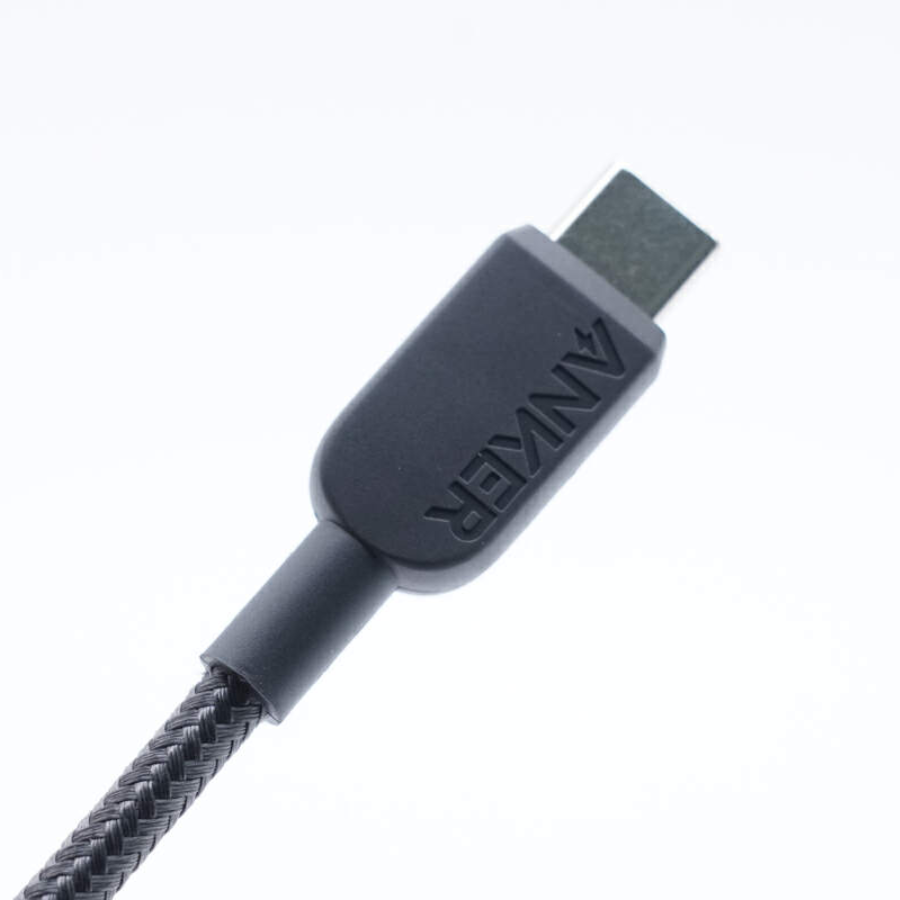 كابل أنكر (Anker) موديل A8895 (2 في 1) من USB-C إلى USB-C - قدرة 140 واط لشحن جهازين معاً كابل أنكر (Anker) موديل A8895 (2 في 1) من USB-C إلى USB-C - قدرة 140 واط لشحن جهازين معاً