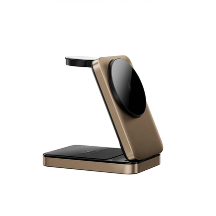WiWU 3-in-1 Magnetic Wireless Charging Station - Fast Power for iPhone, Apple Watch & AirPods