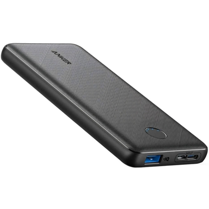 باور بانك أنكر (Anker) موديل 313 (PowerCore 10K) - سعة 10,000 مللي أمبير بتصميم نحيف