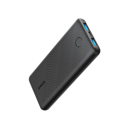 باور بانك أنكر (Anker) موديل 313 (PowerCore 10K) - سعة 10,000 مللي أمبير بتصميم نحيف