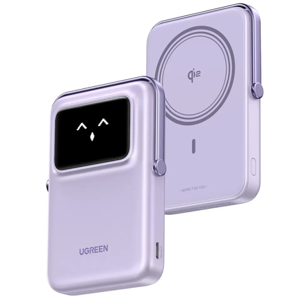 Ugreen Uno Magnetic Wireless Power Bank 10,000mAh (PB764) - 15W Qi2-Certified MagSafe-Compatible with 20W USB-C PD