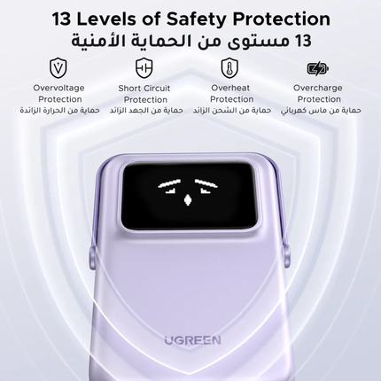 Ugreen Uno Magnetic Wireless Power Bank 10,000mAh (PB764) - 15W Qi2-Certified MagSafe-Compatible with 20W USB-C PD