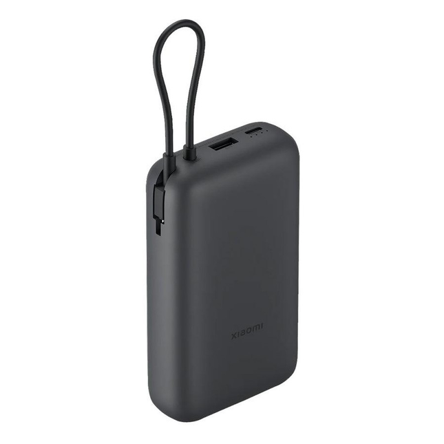 بنك طاقة Xiaomi 20000mAh (22.5W) - كابل USB-C مدمج، شحن سريع ثنائي الاتجاه، مخرج ثلاثي المنافذ ورقاقة تعرّف ذكية