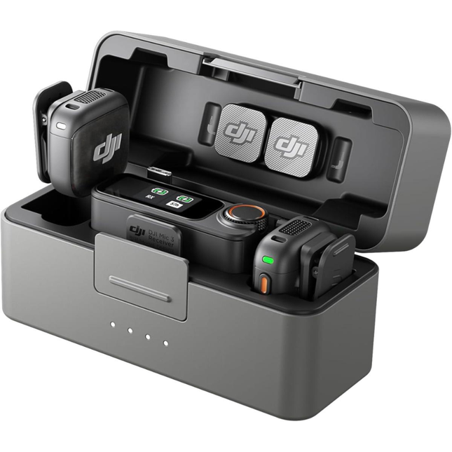 Dji Mic 3 - تسجيل صوتي متكامل مع تقنية إلغاء الضجيج النشط المتقدمة