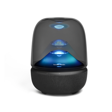 مكبر صوت هارمان كاردون (Harman Kardon) أورا ستوديو (الإصدار الخامس) - تصميم شفاف أيقوني وصوت محيطي 360 درجة
