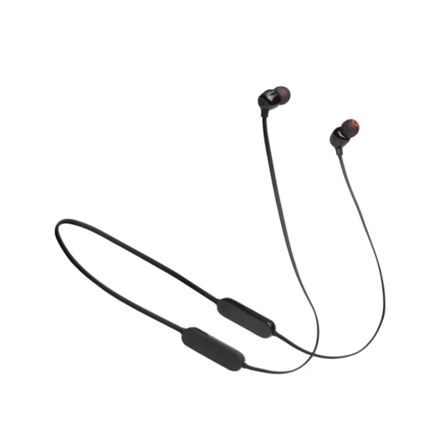 سماعات داخل الأذن لاسلكية JBL Tune 125BT - صوت JBL Pure Bass، بطارية تدوم 16 ساعة، وشحن سريع (USB-C)