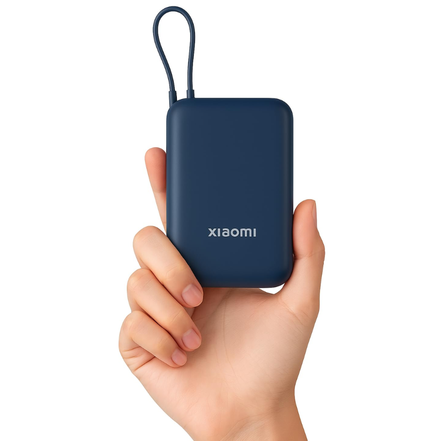 باور بانك شاومي (Xiaomi) نسخة الجيب سعة 10,000 مللي أمبير - شحن سريع 22.5 واط مع كابل USB-C مدمج باور بانك شاومي (Xiaomi) نسخة الجيب سعة 10,000 مللي أمبير - شحن سريع 22.5 واط مع كابل USB-C مدمج