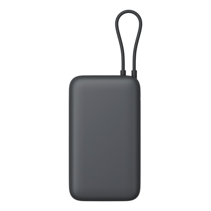 Xiaomi 20,000mAh Power Bank - 22.5W Fast Charging with Built-In USB-C Cable