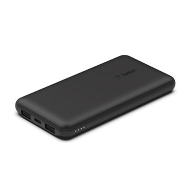 Belkin 10,000mAh Battery Pack - Triple Port Power Bank with 15W Fast Charging