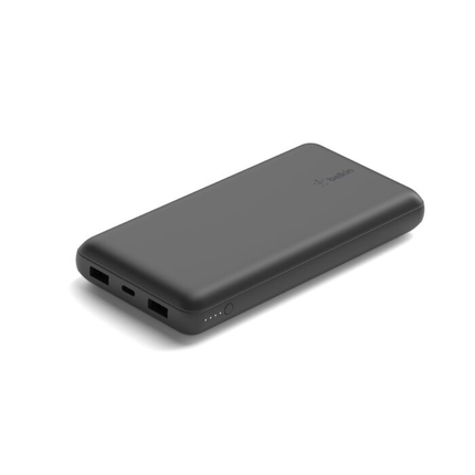 Belkin 20,000mAh Battery Pack - High-Capacity Portable Charger with Triple Port Output