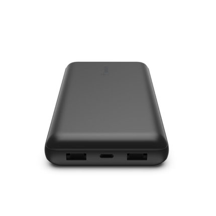Belkin 20,000mAh Battery Pack - High-Capacity Portable Charger with Triple Port Output
