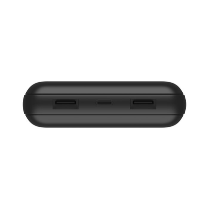 Belkin 20,000mAh Battery Pack - High-Capacity Portable Charger with Triple Port Output