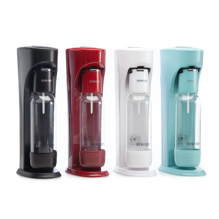 جهاز تحضير المياه الفوارة والصودا Drinkmate OmniFizz - لتحويل أي مشروب إلى مشروب غازي مع أسطوانة غاز 60 لتر