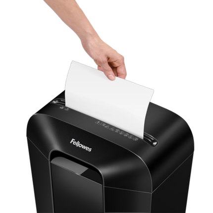 Fellowes Powershred 9-Sheet Cross-Cut Paper Shredder - P-4 Security Level with 4.4 Gallon Bin