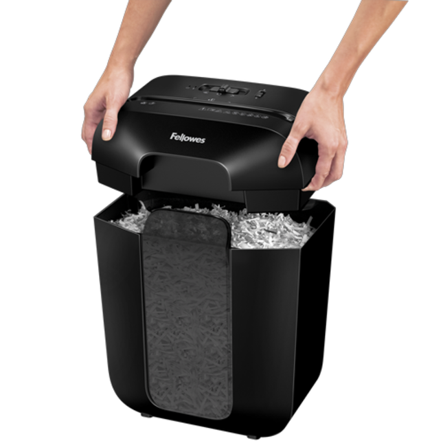 فرامة ورق Fellowes Powershred - فرم عرضي (Cross-Cut) حتى 9 ورقات مع مستوى أمان P-4